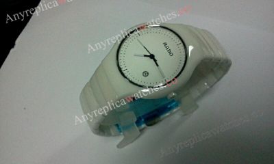 Rado White Ceramic Men and Ladies Replica Watch